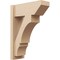 Ekena Millwork 8-in W x 20-in D x 28-in H Balboa Slat Rough Cedar Woodgrain TimberThane Outlooker, Primed Tan OUTUR080X20X28BOA24RCPR - alternate 1
